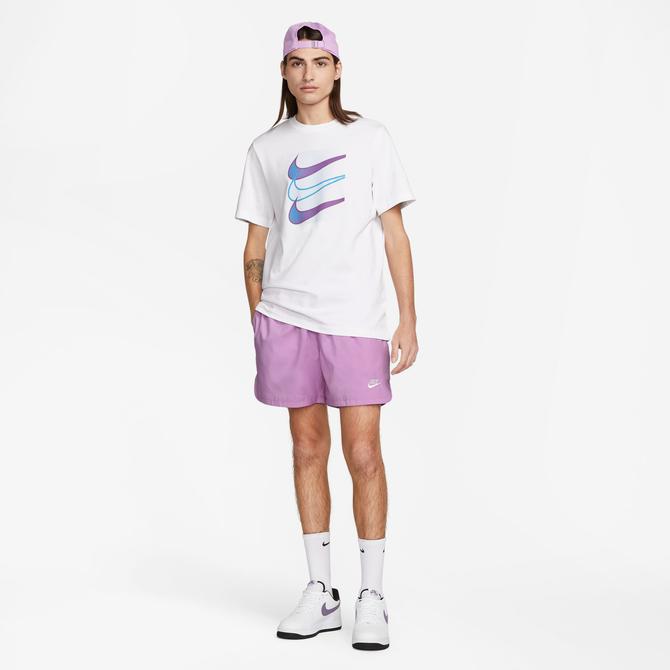  Nike Sportswear 12Mo Swoosh Erkek Beyaz T-Shirt