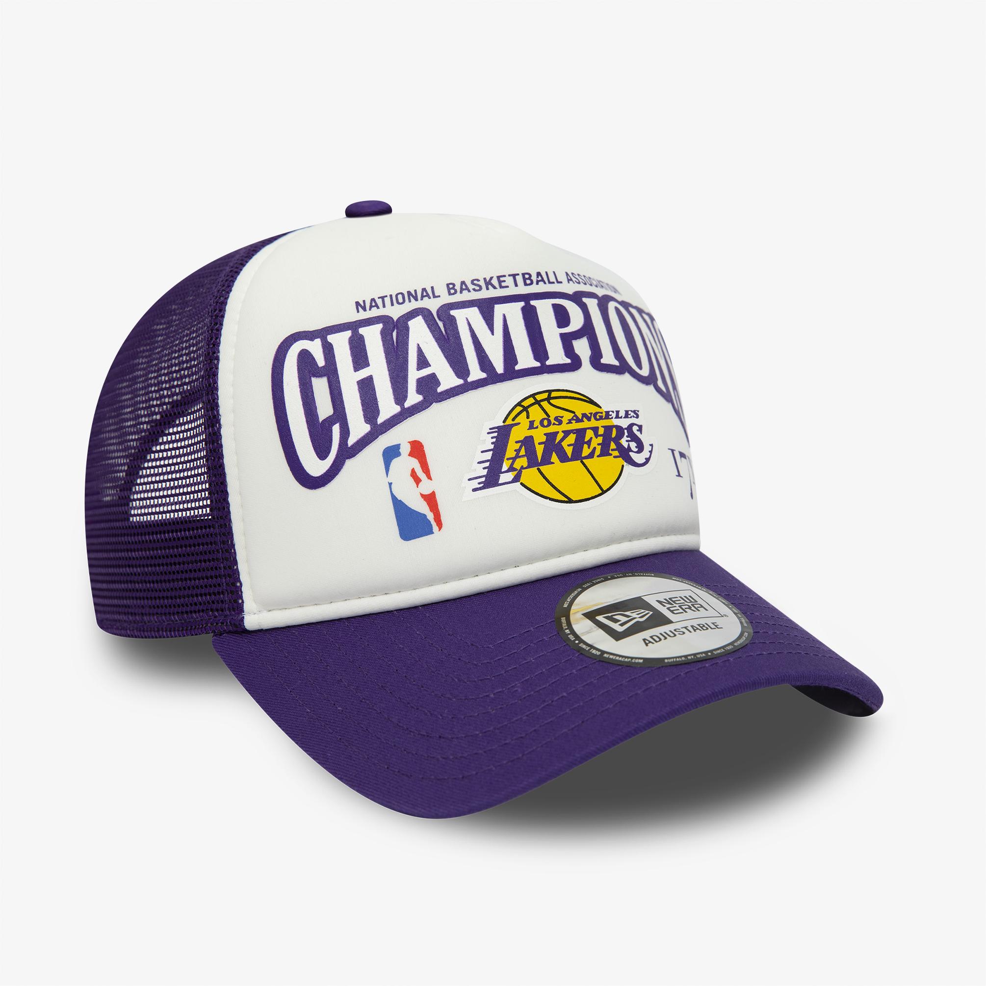  New Era League Champions Los Angeles Lakers Trucker Unisex Mor Şapka