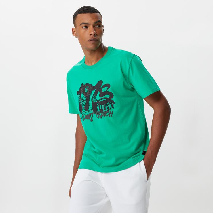 Puma Showcase Erkek Yeşil T-Shirt
