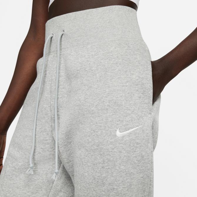  Nike Sportswear Phoenix Fleece High-Waisted Kadın Gri Eşofman Altı