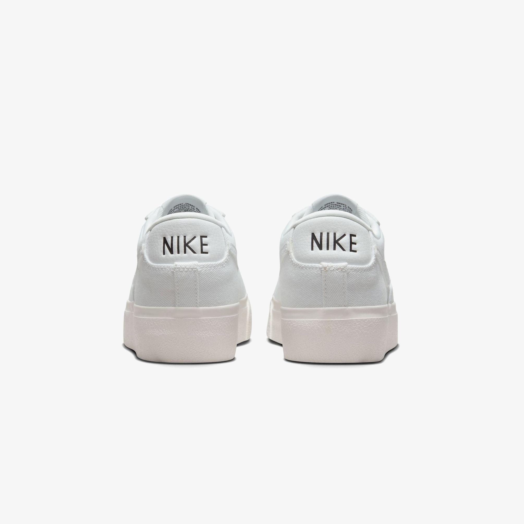  Nike Blazer Low Platform Canvas Kadın Beyaz Sneaker