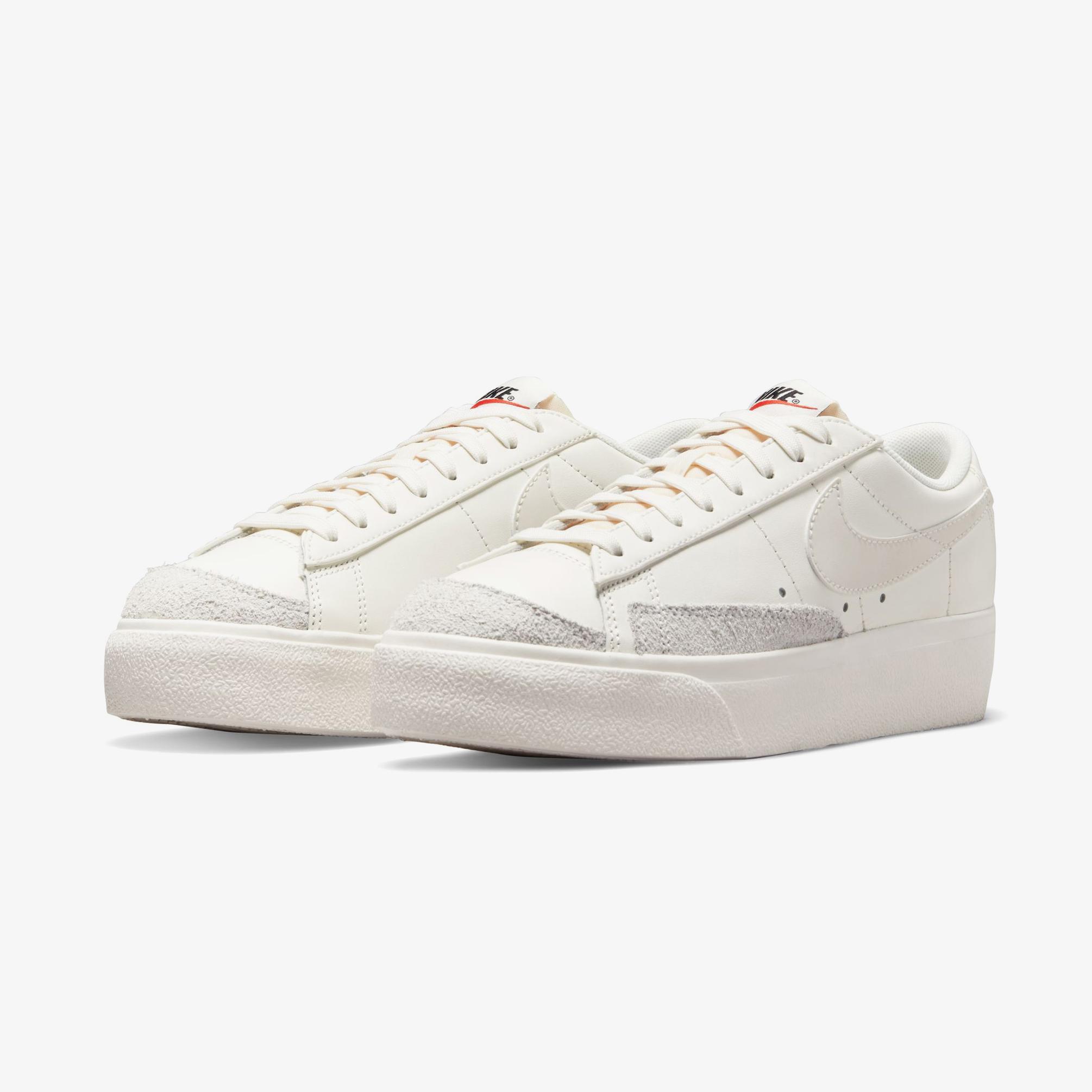  Nike Blazer Low Platform Kadın Beyaz Sneaker