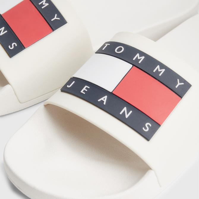  Tommy Jeans Classics Erkek Beyaz Terlik