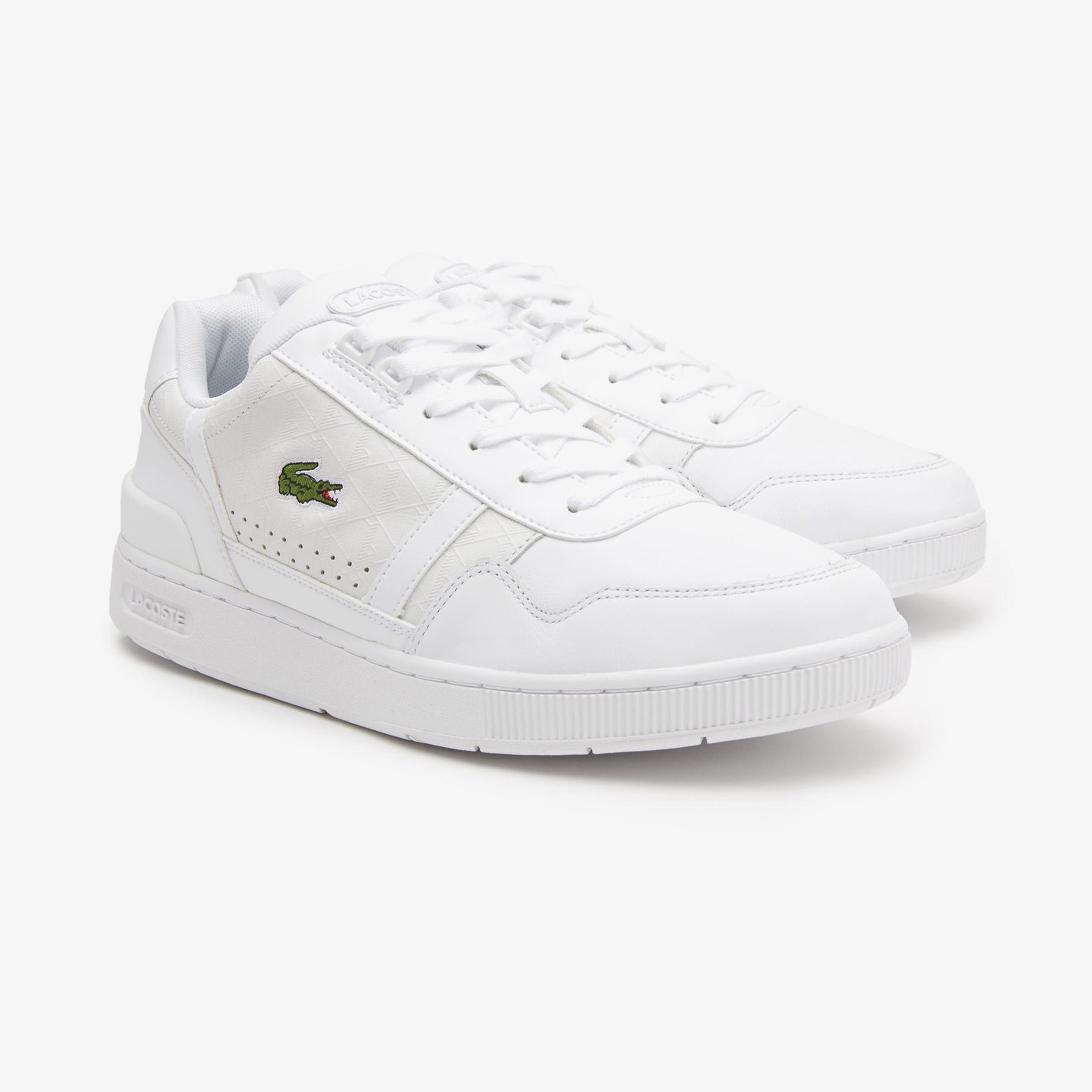  Lacoste T-Clip Erkek Beyaz Sneaker