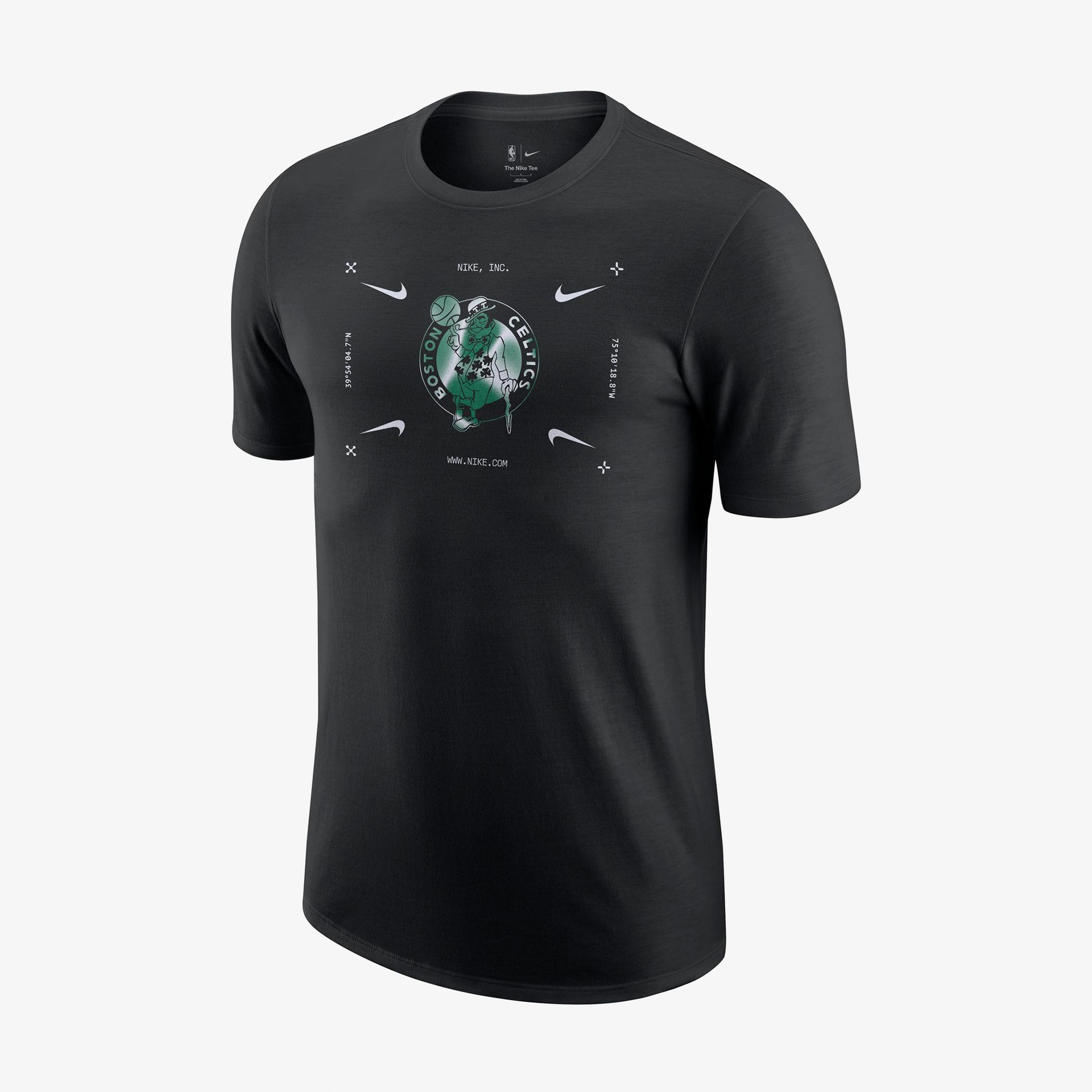  Nike Boston Celtics Essential Erkek Siyah T-Shirt