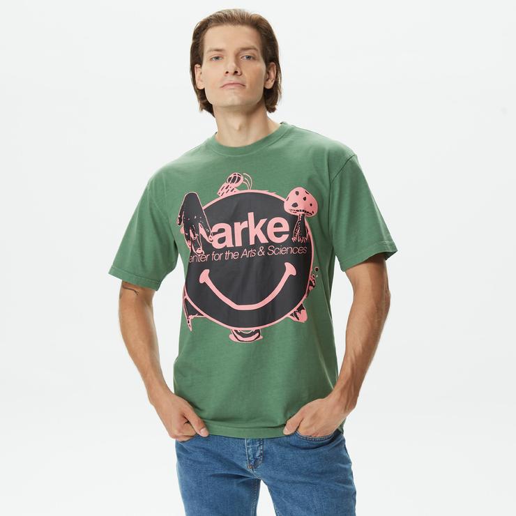 Market Smiley Arts Sciencies Erkek Yeşil T-Shirt