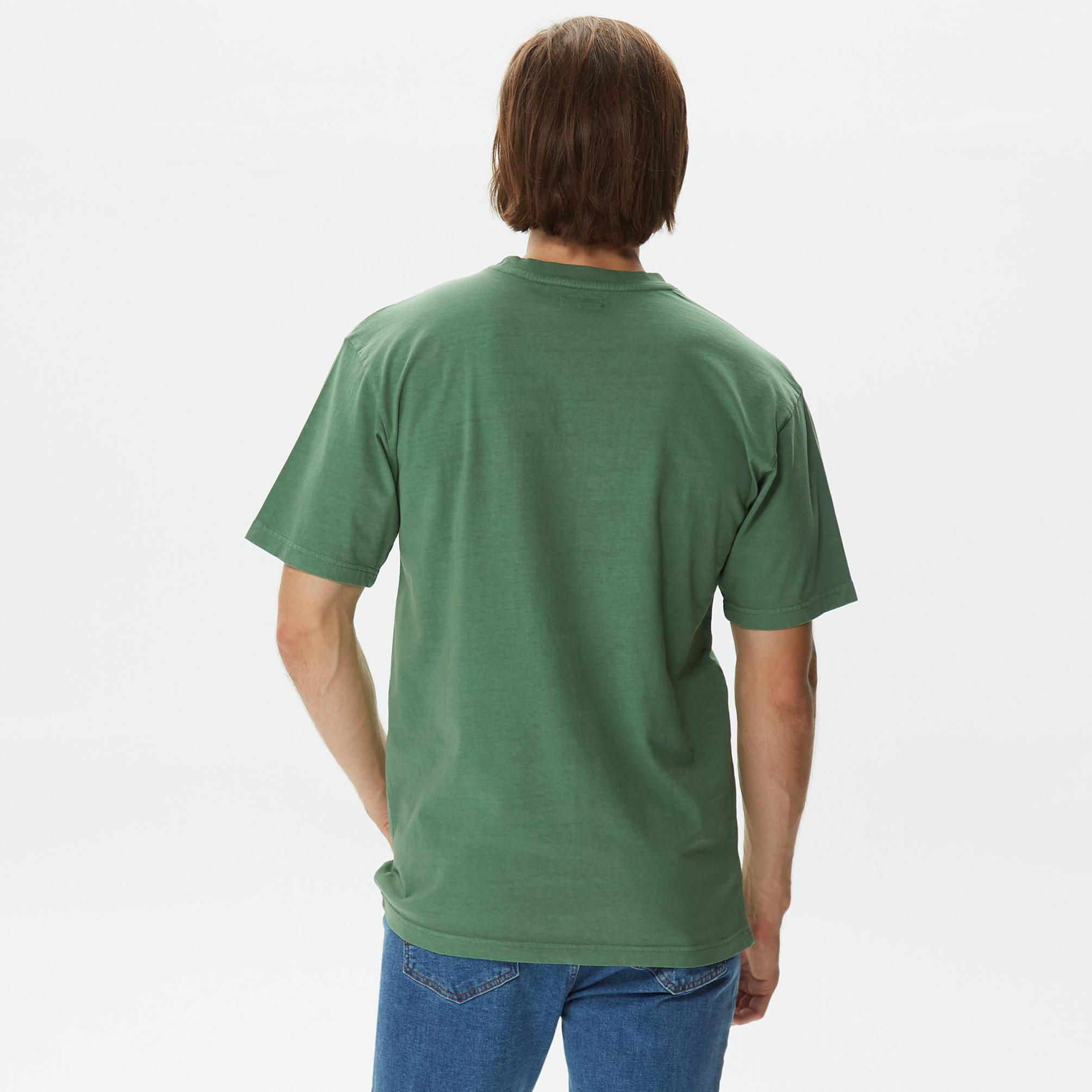  Market Smiley Arts Sciencies Erkek Yeşil T-Shirt