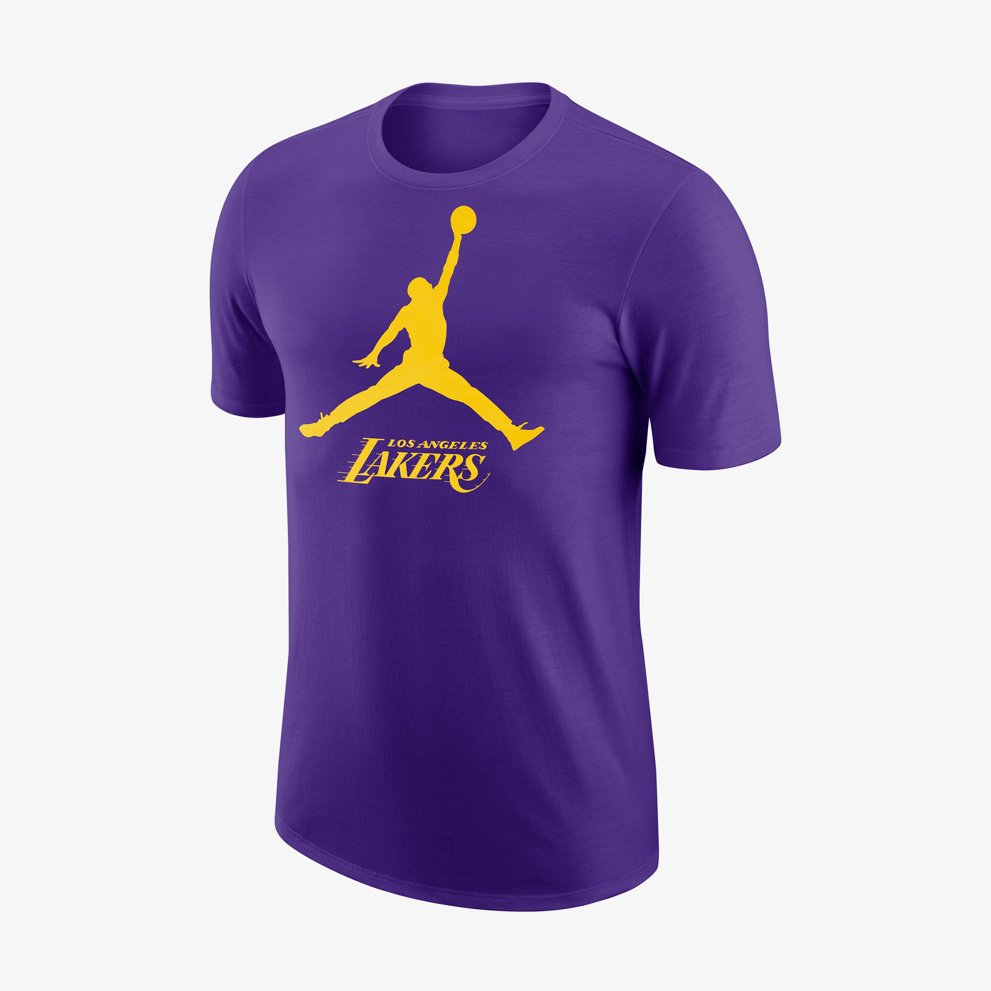Jordan Los Angeles Lakers Erkek Mor T-Shirt