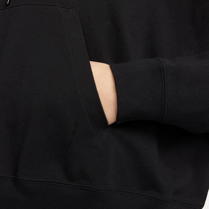  Nike Sportswear Jersey Oversize Kadın Siyah Hoodie