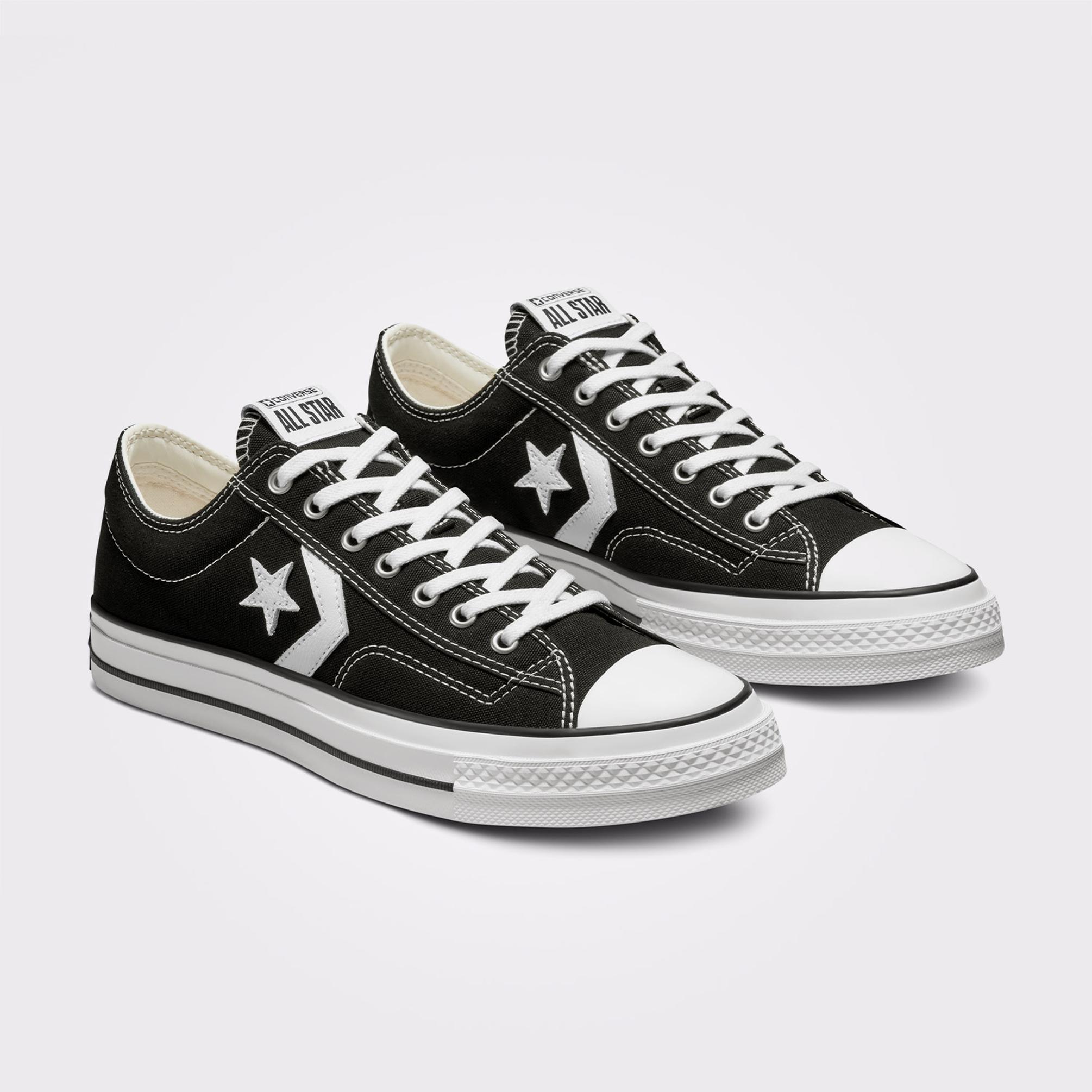  Converse Star Player 76 Premium Canvas Unisex Siyah Sneaker
