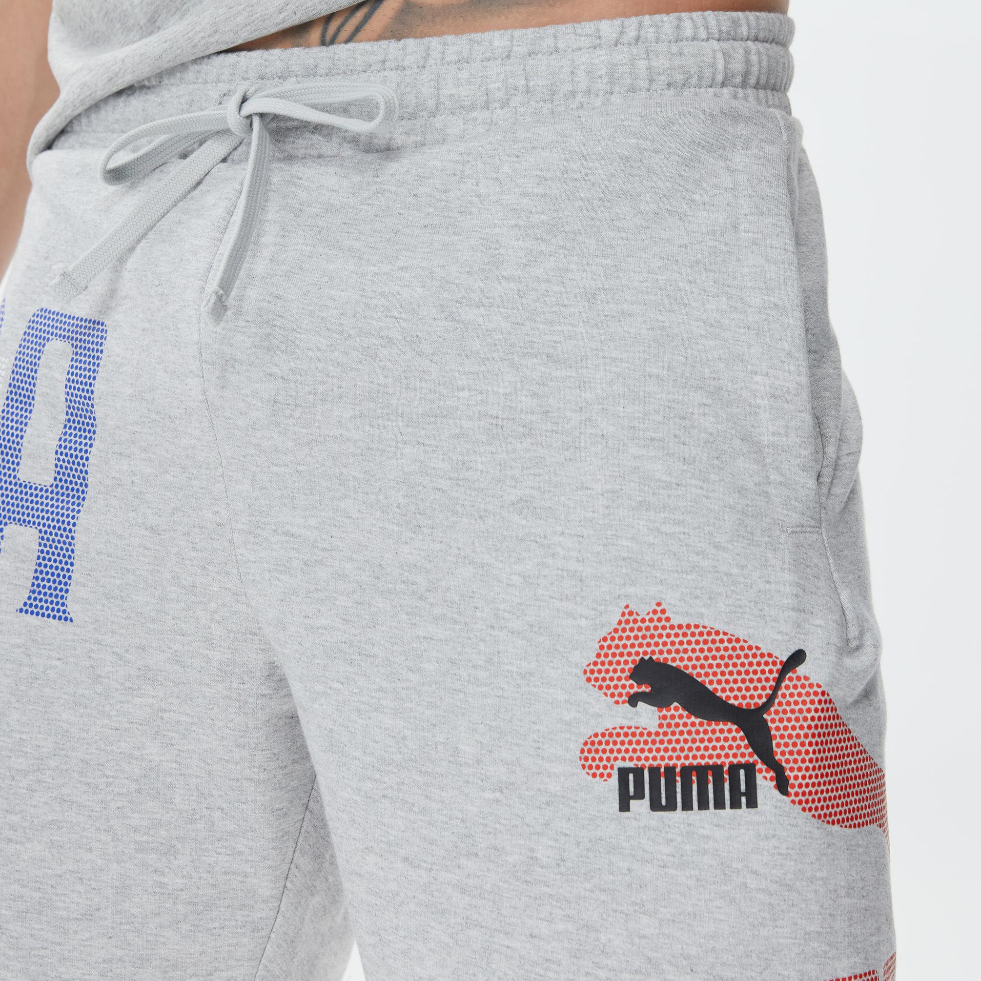  Puma Classics GEN. Shorts 8" Erkek Gri Şort