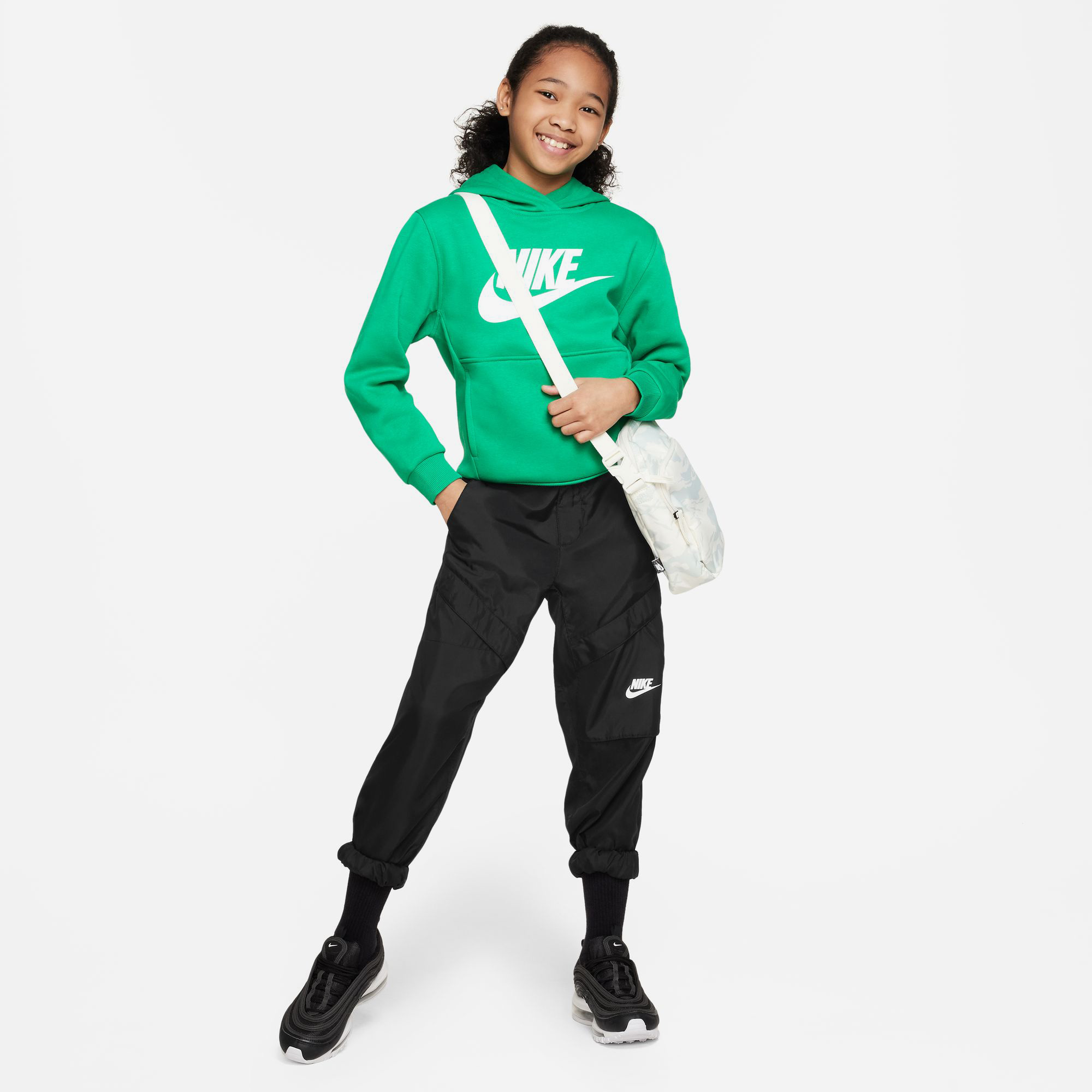Nike Sportswear Club Fleece Çocuk Yeşil Hoodie