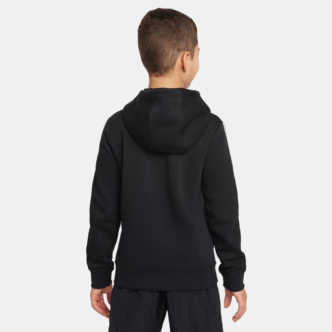  Nike Sportswear Repeat Fleece Pullover Çocuk Siyah Hoodie