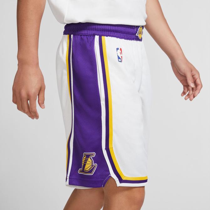  Nike Los Angeles Lakers NBA Swingman Erkek Beyaz Şort