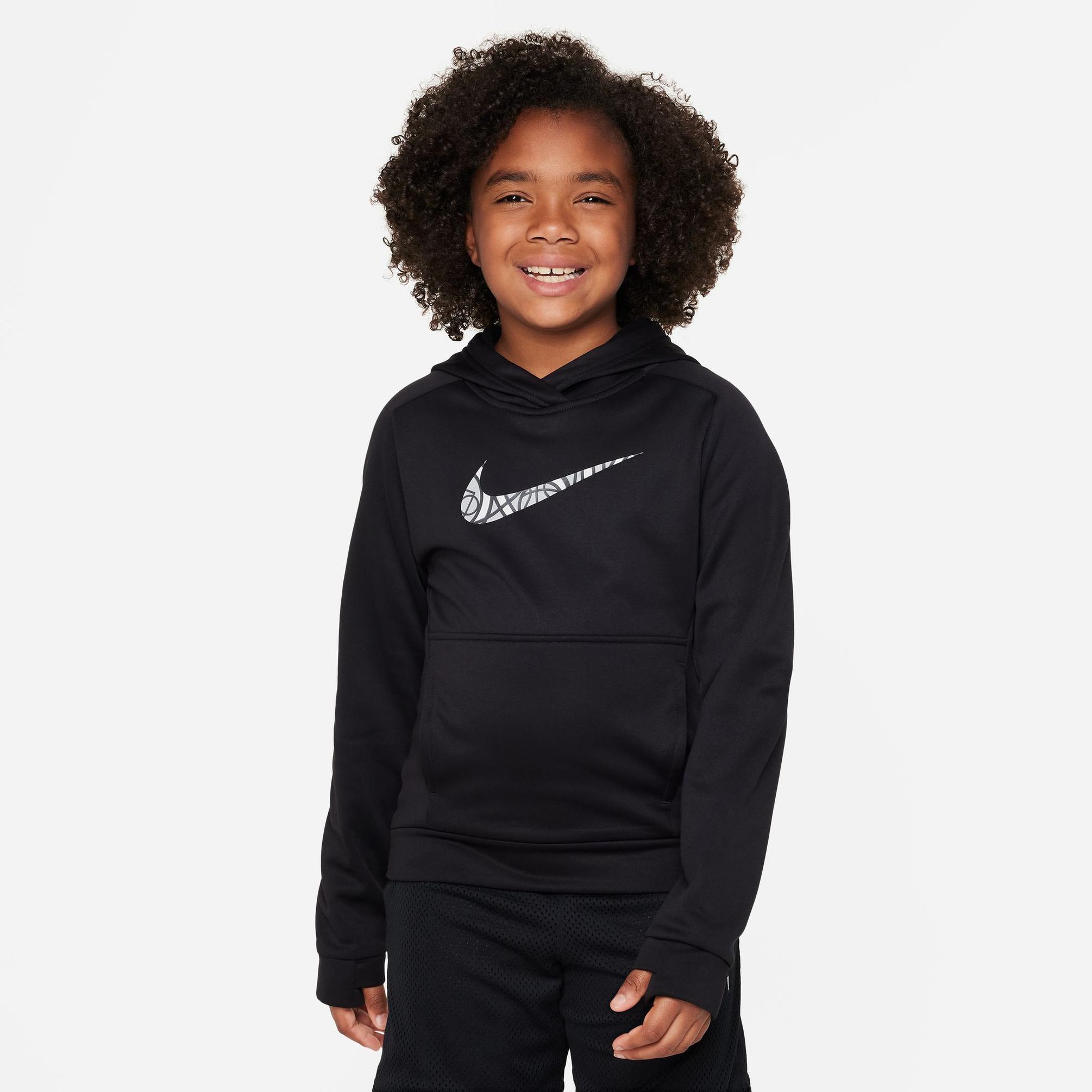  Nike Therma-FIT Çocuk Siyah Hoodie