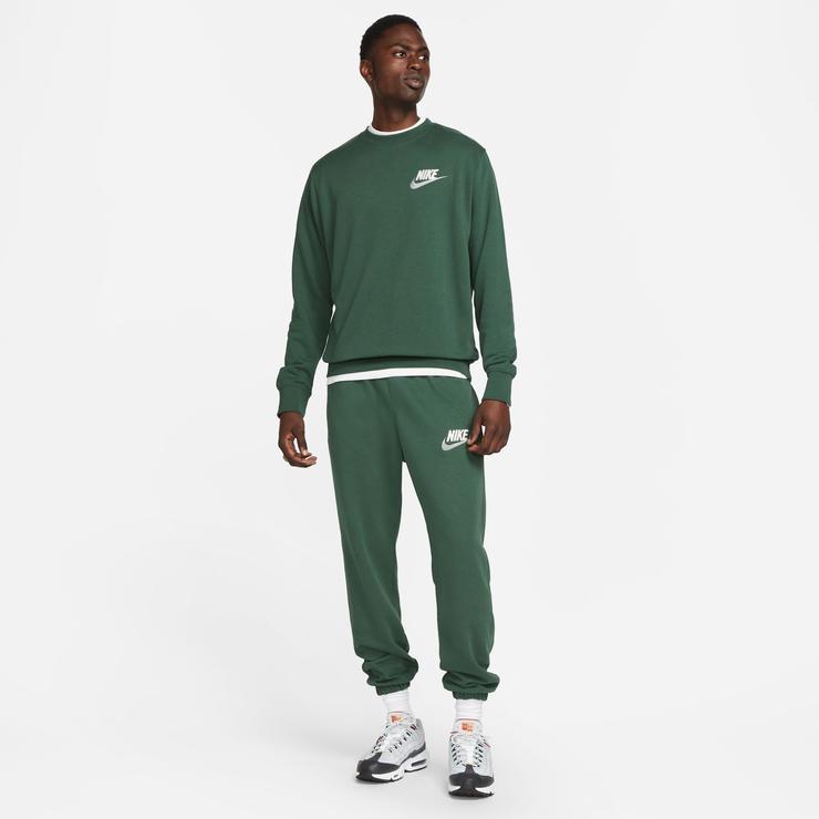 Nike Club+ Fit Crew Erkek Yeşil Sweatshirt