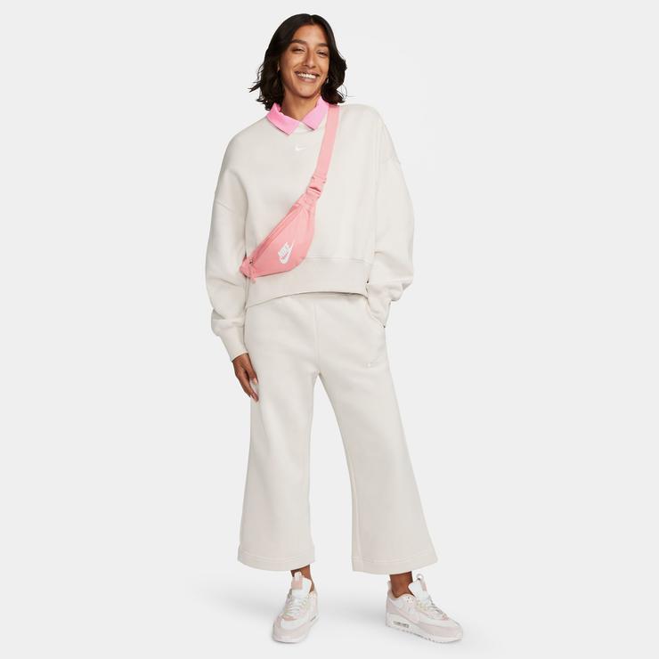 Nike Sportswear Phoenix Fleece Oversize Crew Kadın Beyaz Sweatshirt