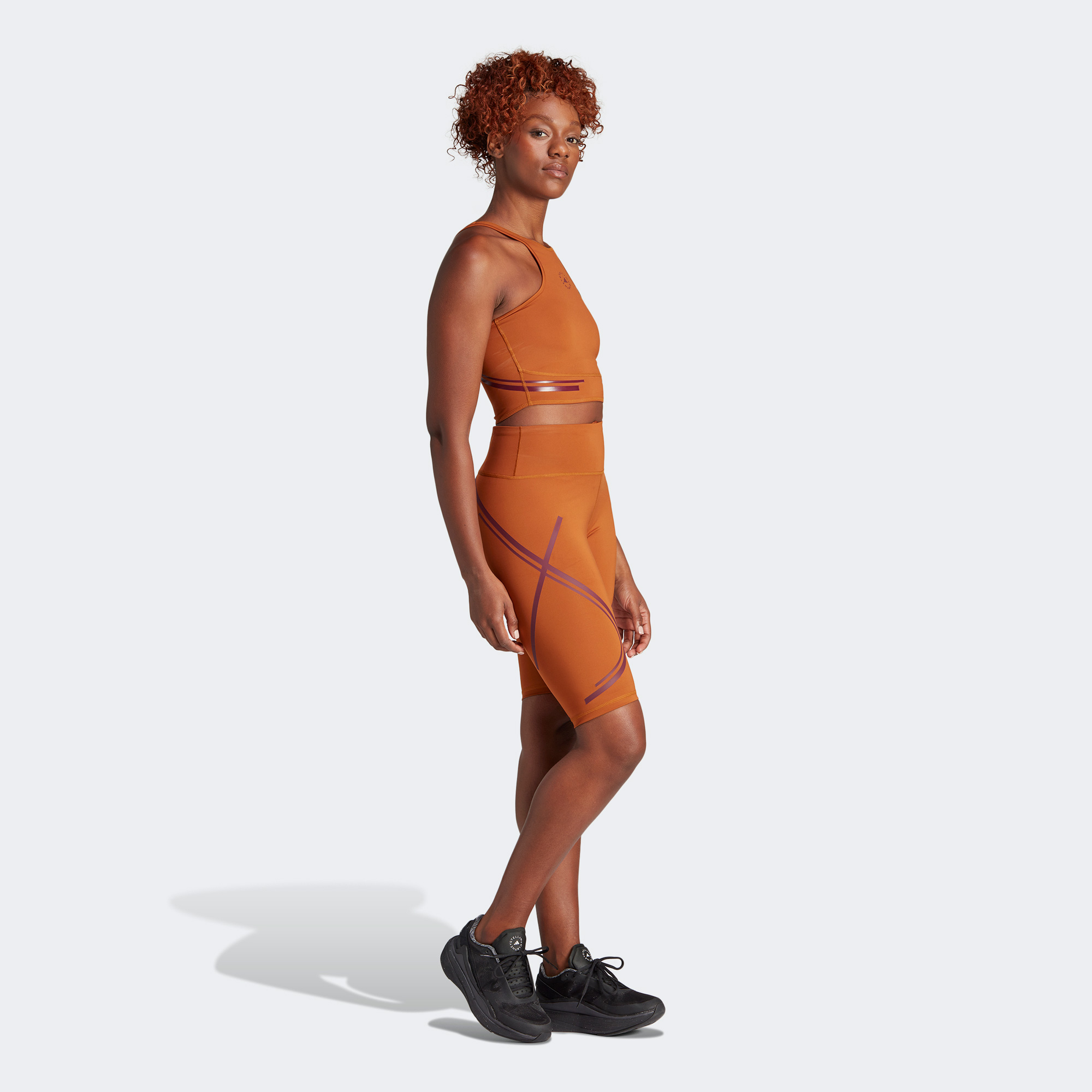 adidas by Stella McCartney TruePace Running Kadın Kahverengi Tayt