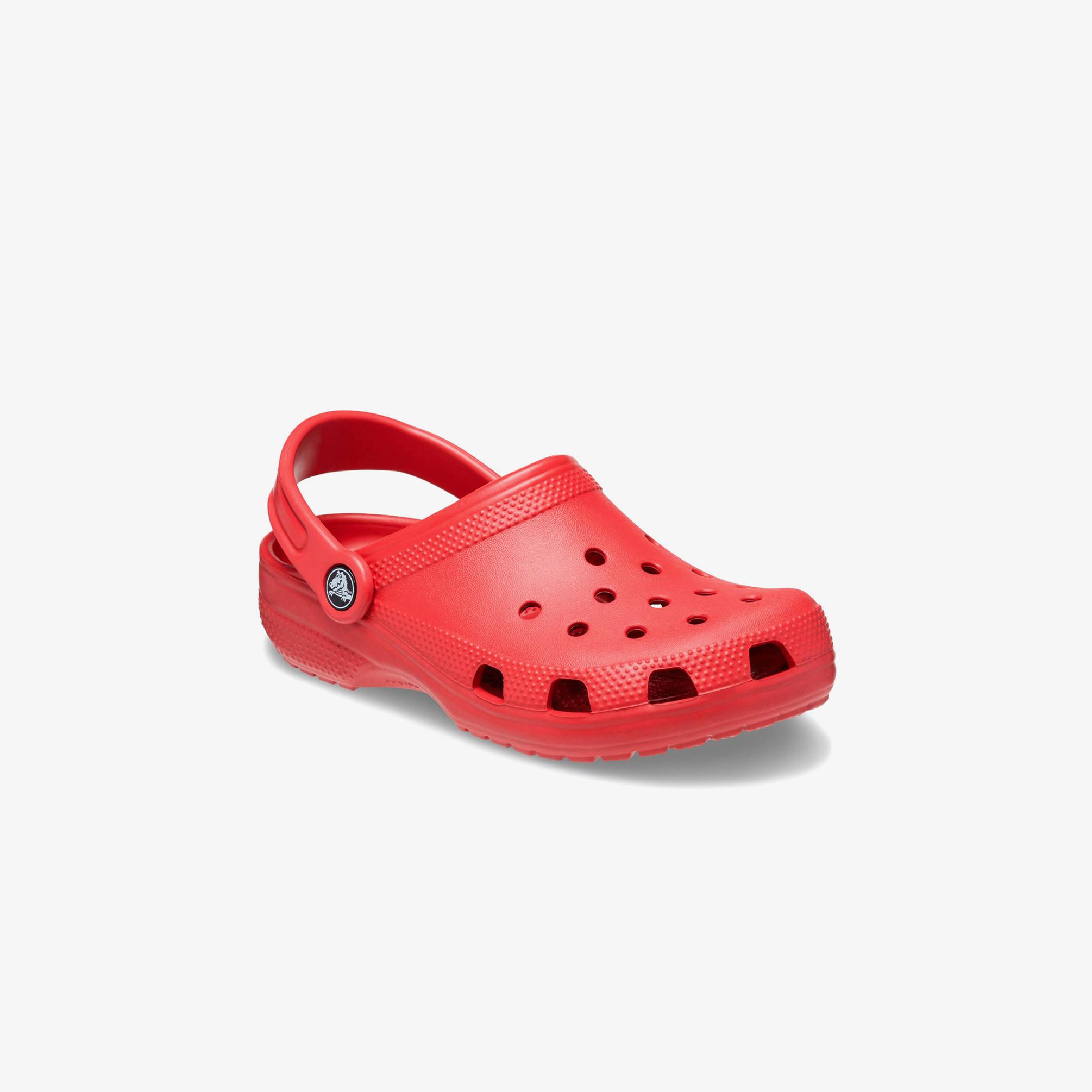  Crocs Classic Clog Çocuk Kırmızı Terlik
