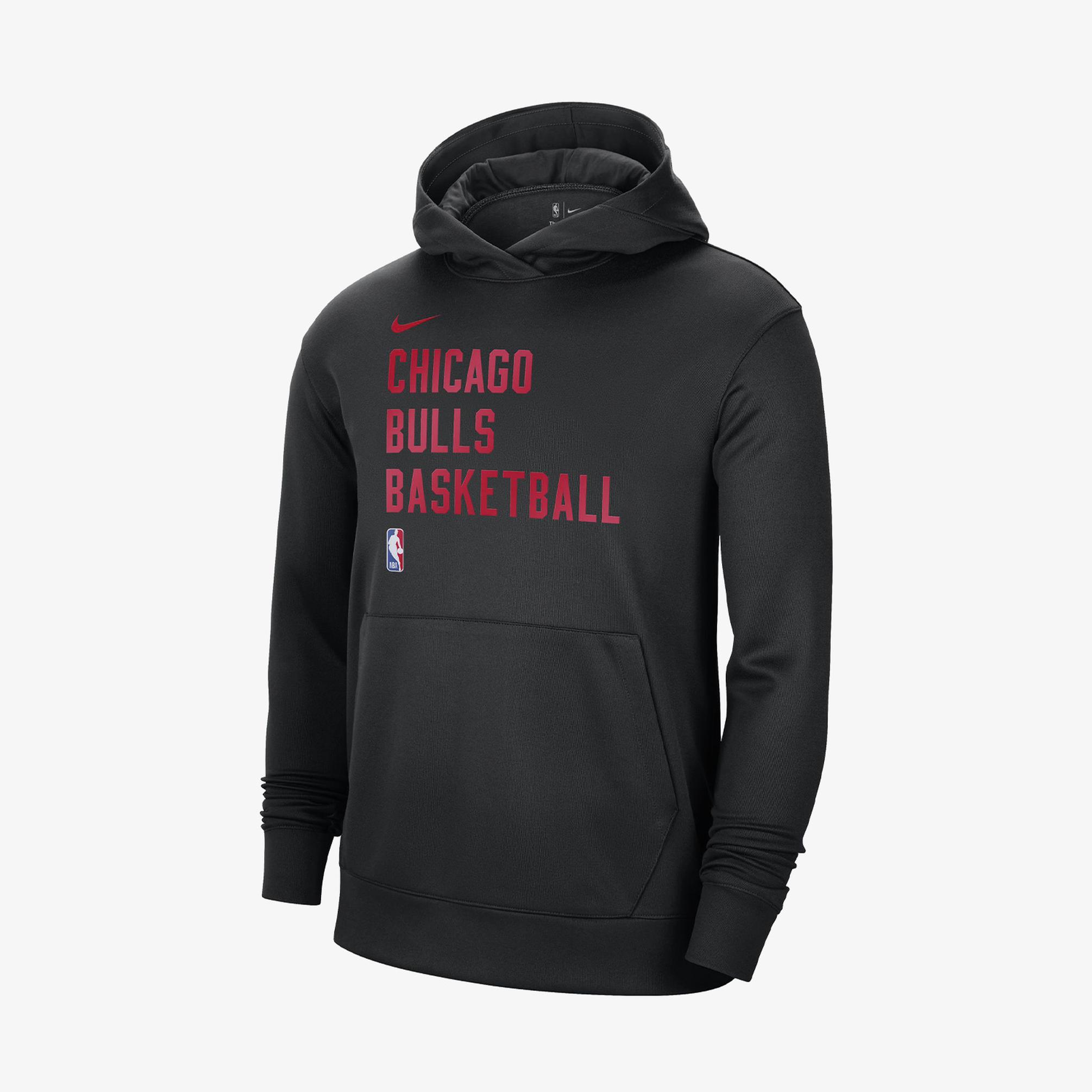 Nike Chicago Bulls Erkek Siyah Hoodie