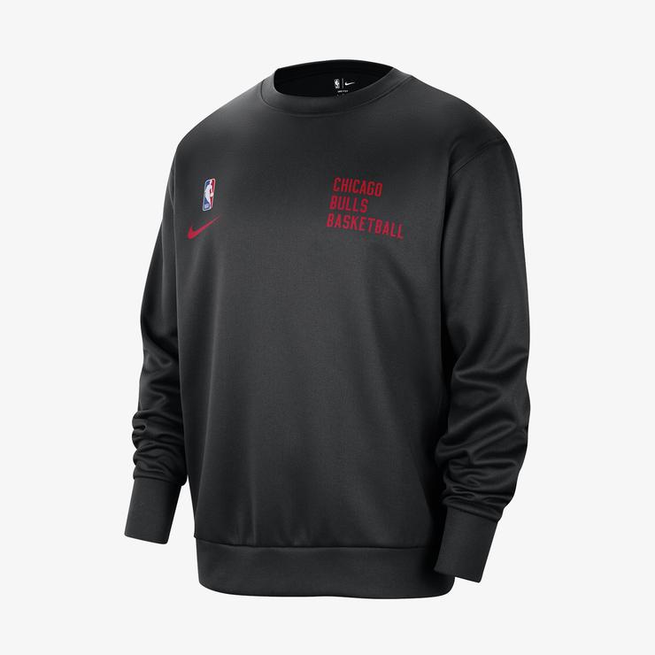 Nike Chicago Bulls Spotlight Erkek Siyah Sweatshirt