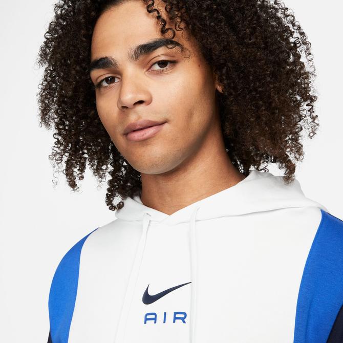  Nike Sportswear Swoosh Air Pullover Fleece Erkek Beyaz Hoodie