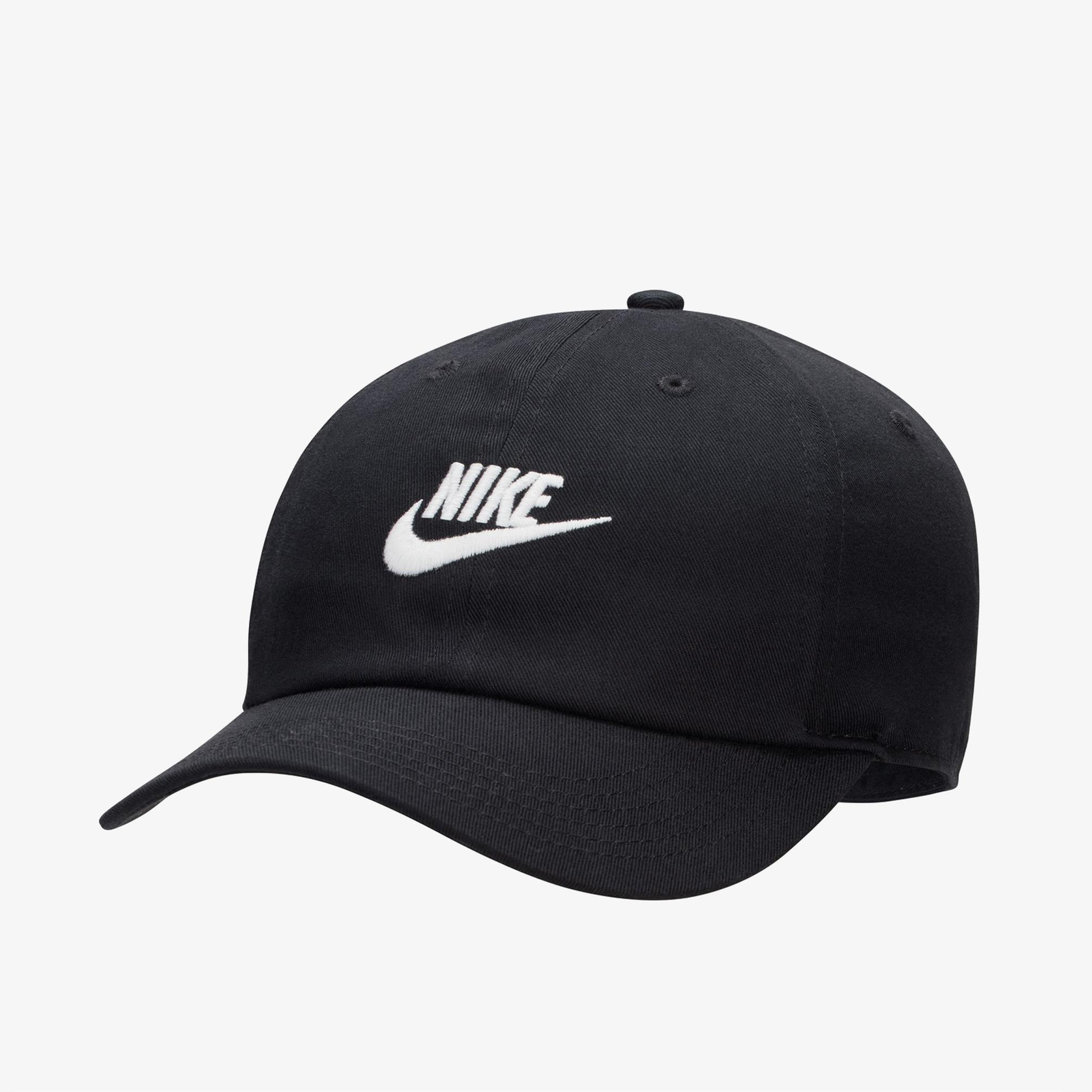  Nike Club Unstructured Futura Wash Unisex Siyah Şapka