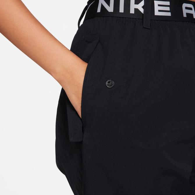  Nike Sportswear Air High Rise Woven Kadın Siyah Eşofman Altı