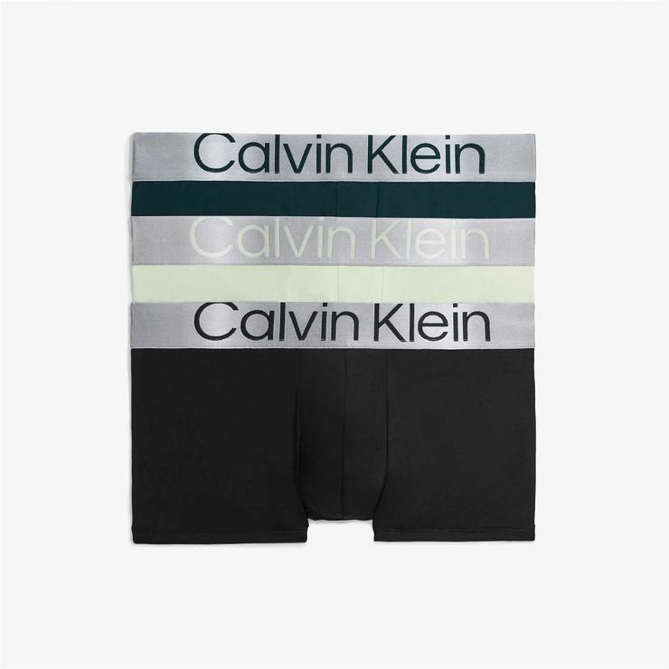 Calvin Klein Classic Erkek Yeşil/Sarı/Siyah Boxer