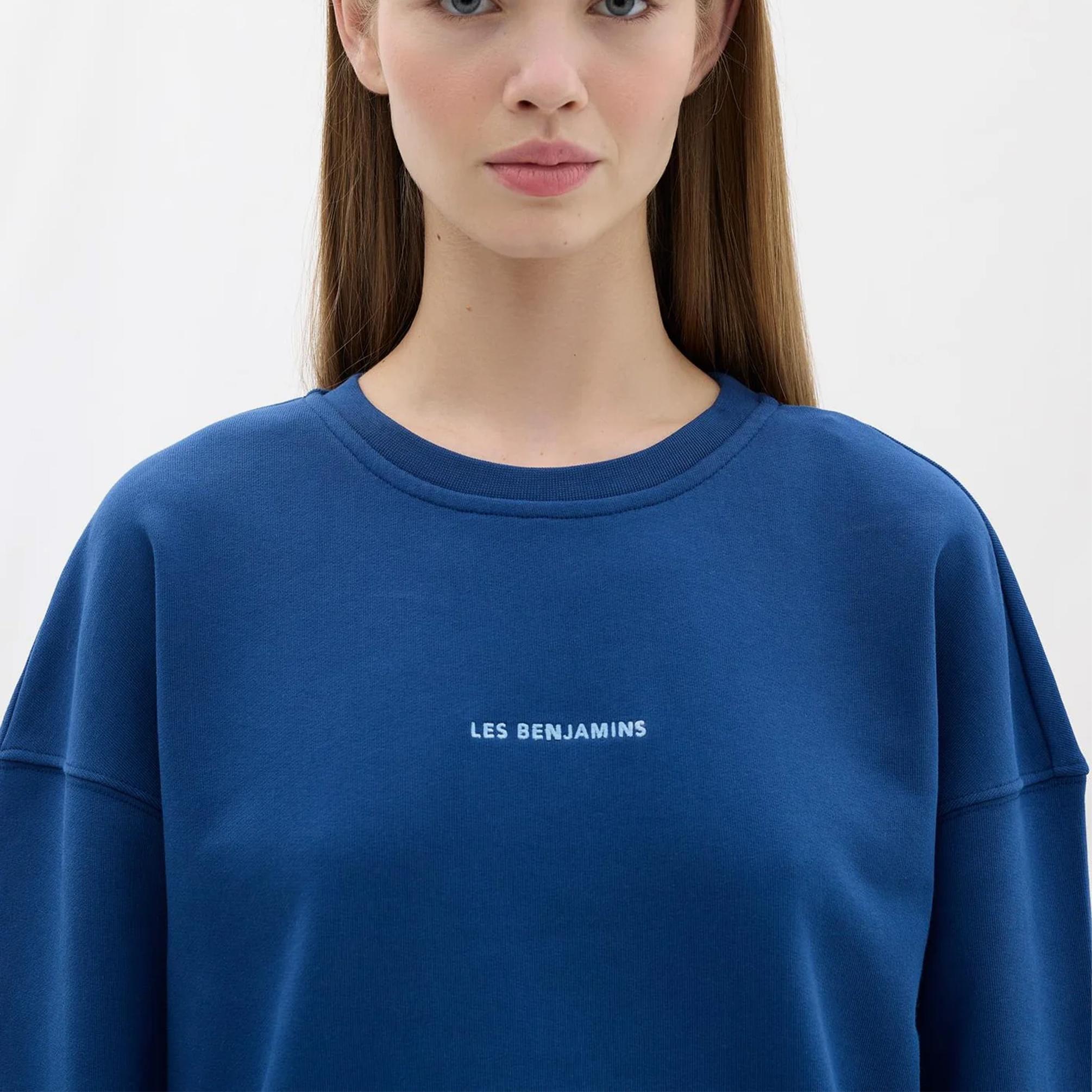  Les Benjamins Core Kadın Lacivert Sweatshirt