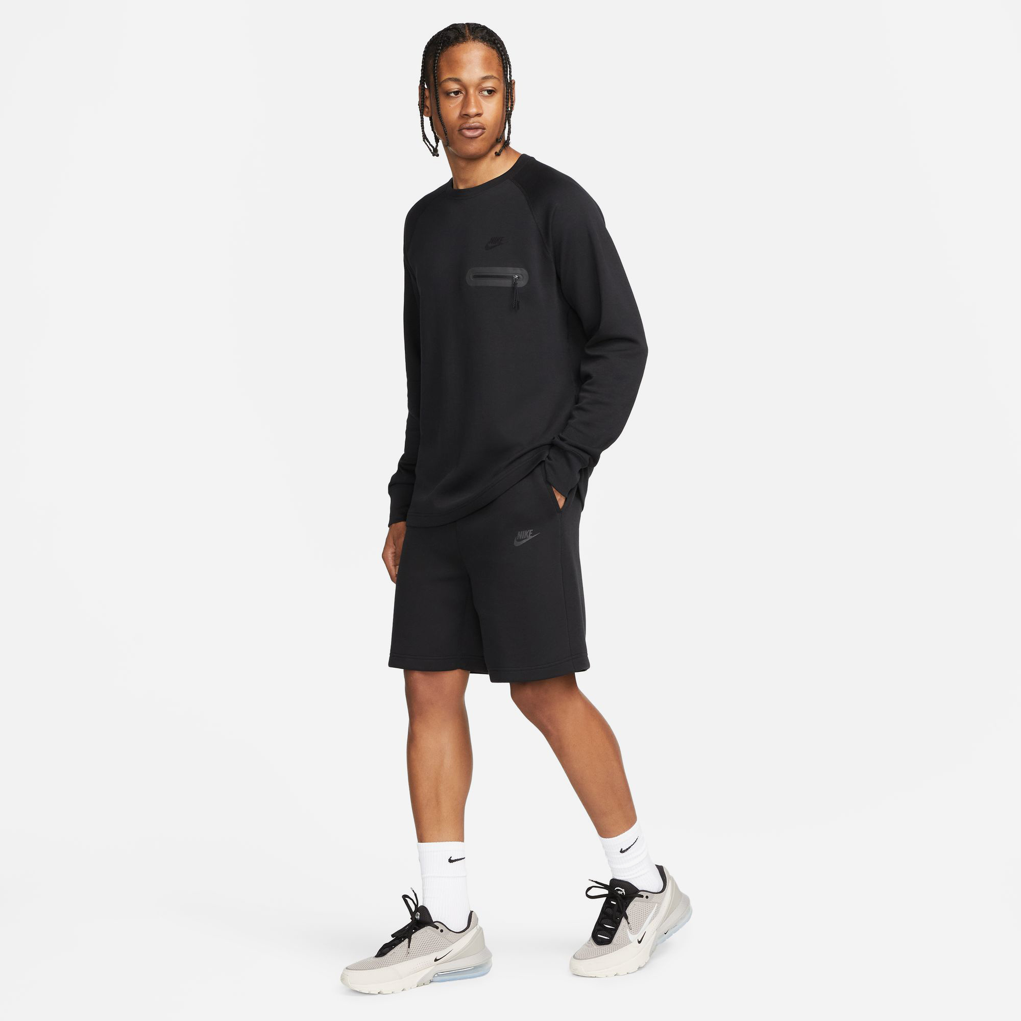 Nike Sportswear Tech Fleece Erkek Siyah Şort