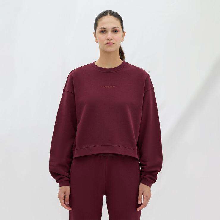 Les Benjamins Essential Kadın Kahverengi Sweatshirt