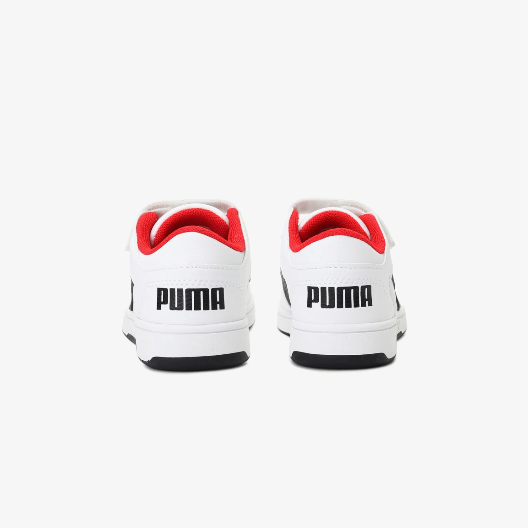  Puma Rebound Layup Çocuk Beyaz Spor Ayakkabı