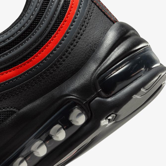  Nike Air Max 97 Erkek Siyah/Kırmızı Spor Ayakkabı