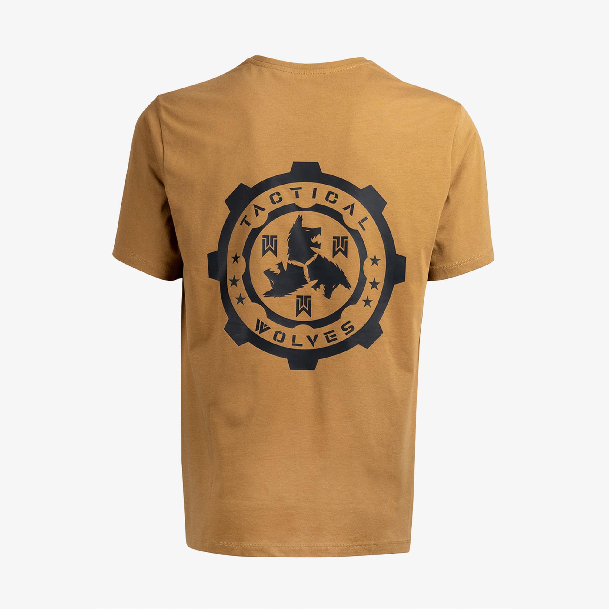  Tactical Wolves Classic Erkek Bej T-Shirt