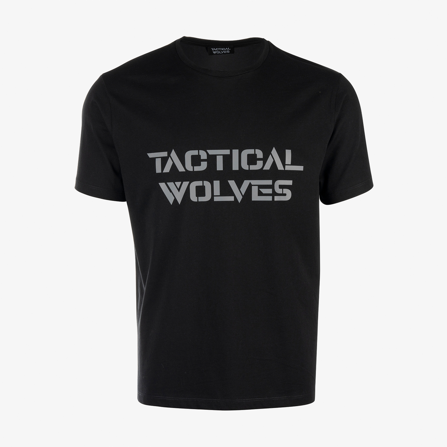 Tactical Wolves Classic Erkek Siyah T-Shirt