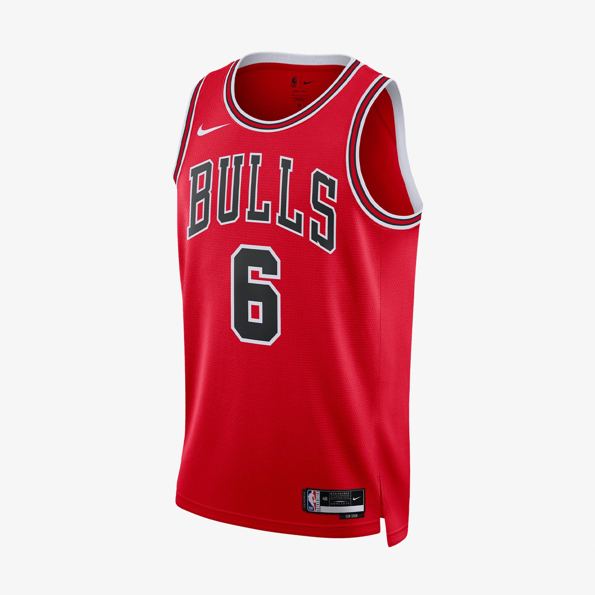  Nike Chicago Bulls Dri Fit Swingman Erkek Kırmızı Forma