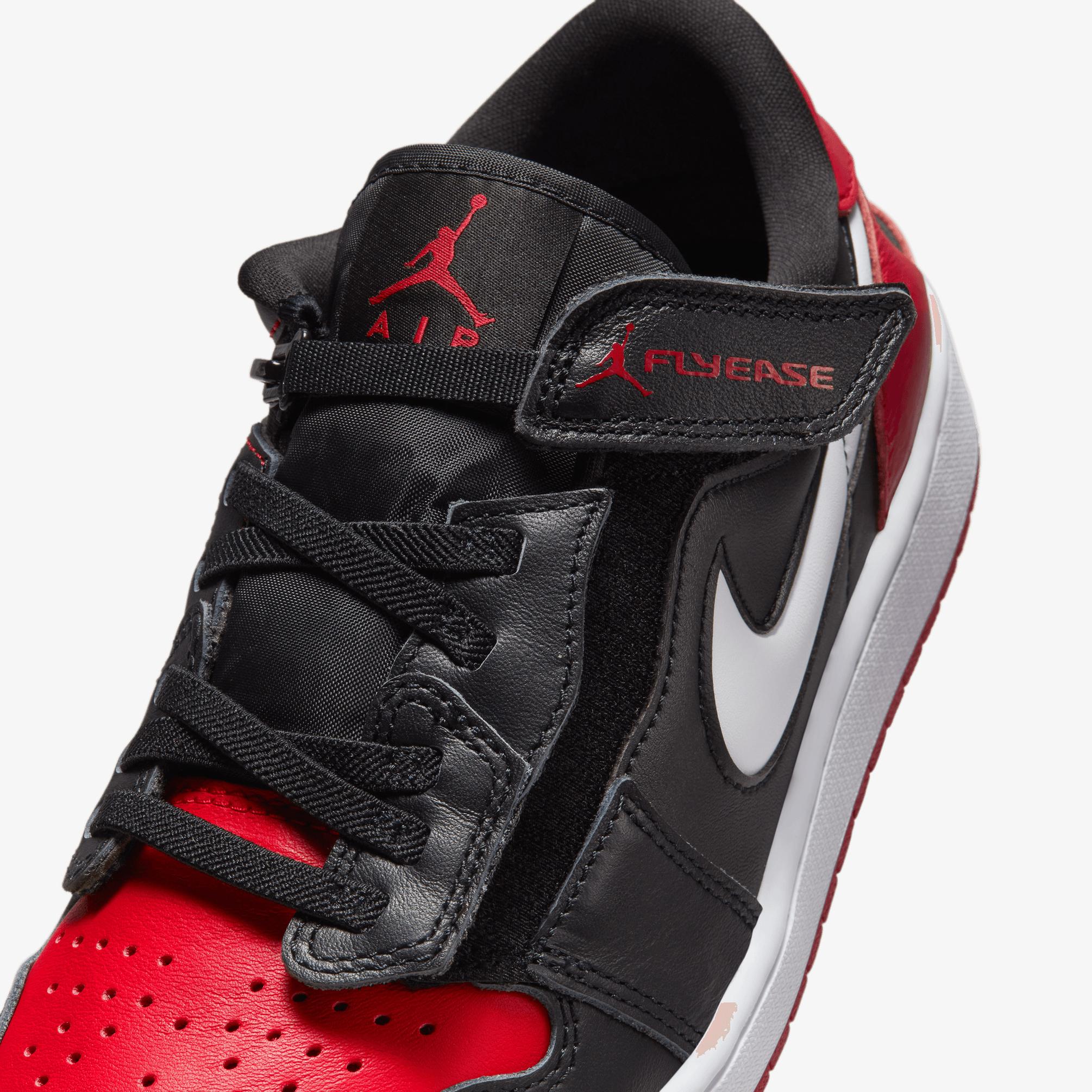 Nike Air Jordan 1 Low Flyease Erkek Siyah Sneaker