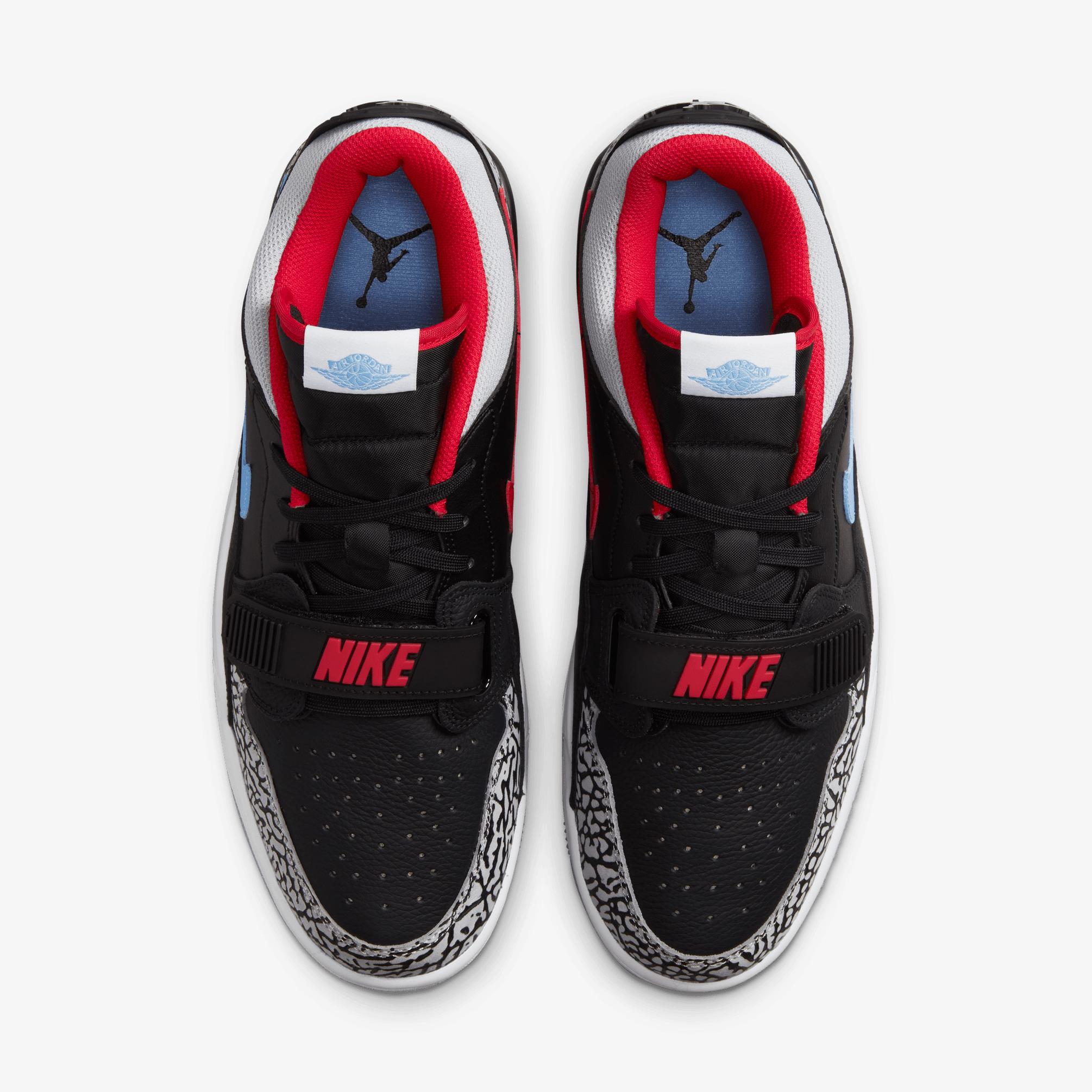  Nike Air Jordan Legacy 312 Low Erkek Siyah Sneaker
