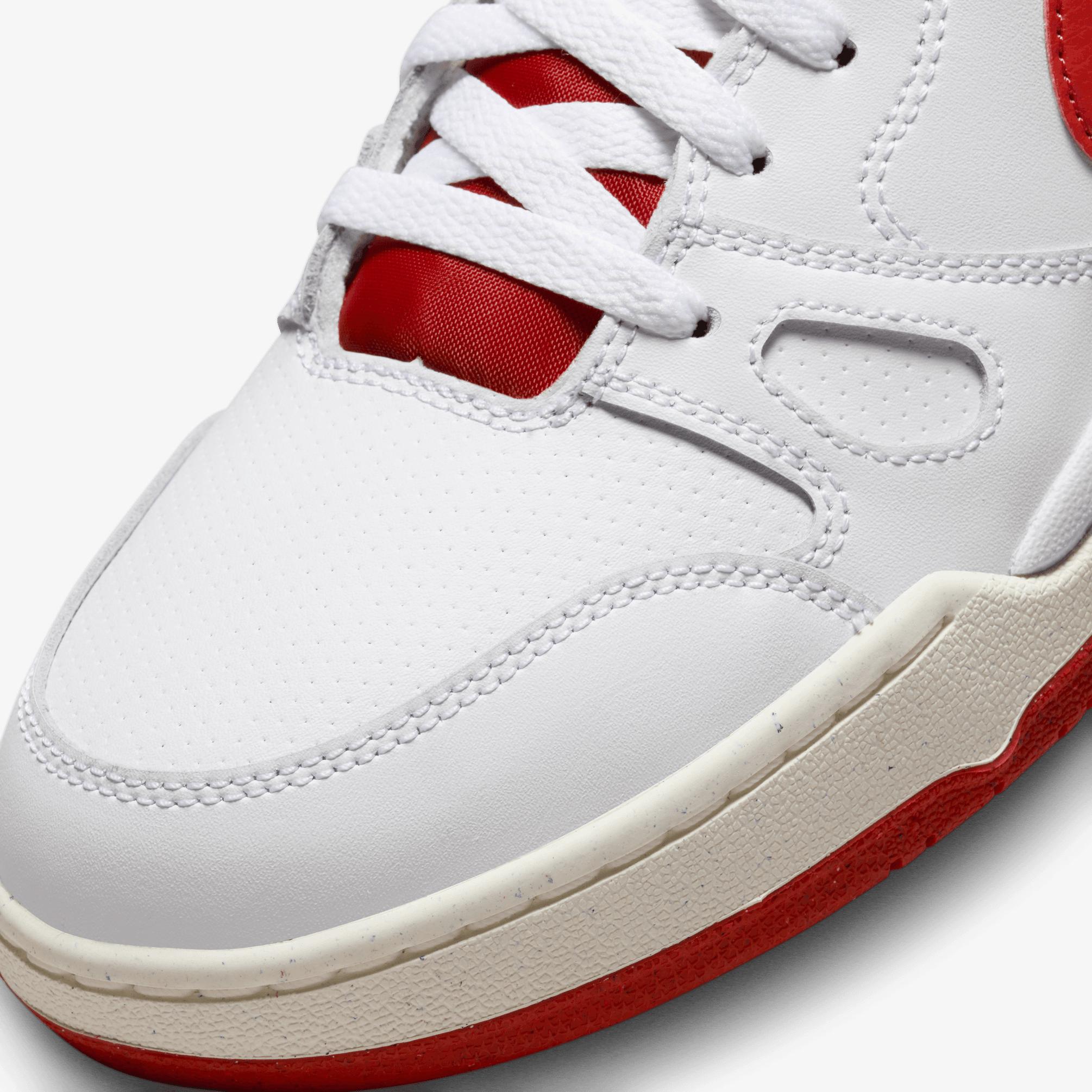  Nike Full Force Lo Erkek Beyaz/Kırmızı Spor Ayakkabı
