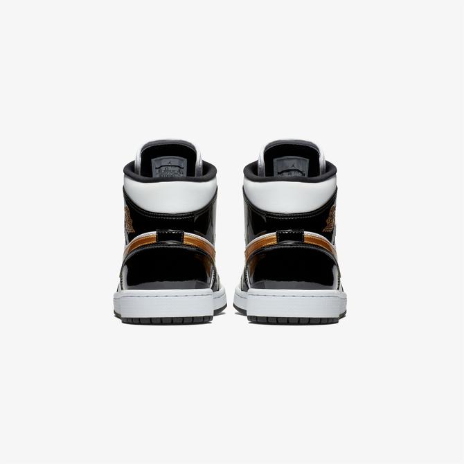  Jordan Air 1 Mid Se Erkek Siyah/Beyaz Sneaker