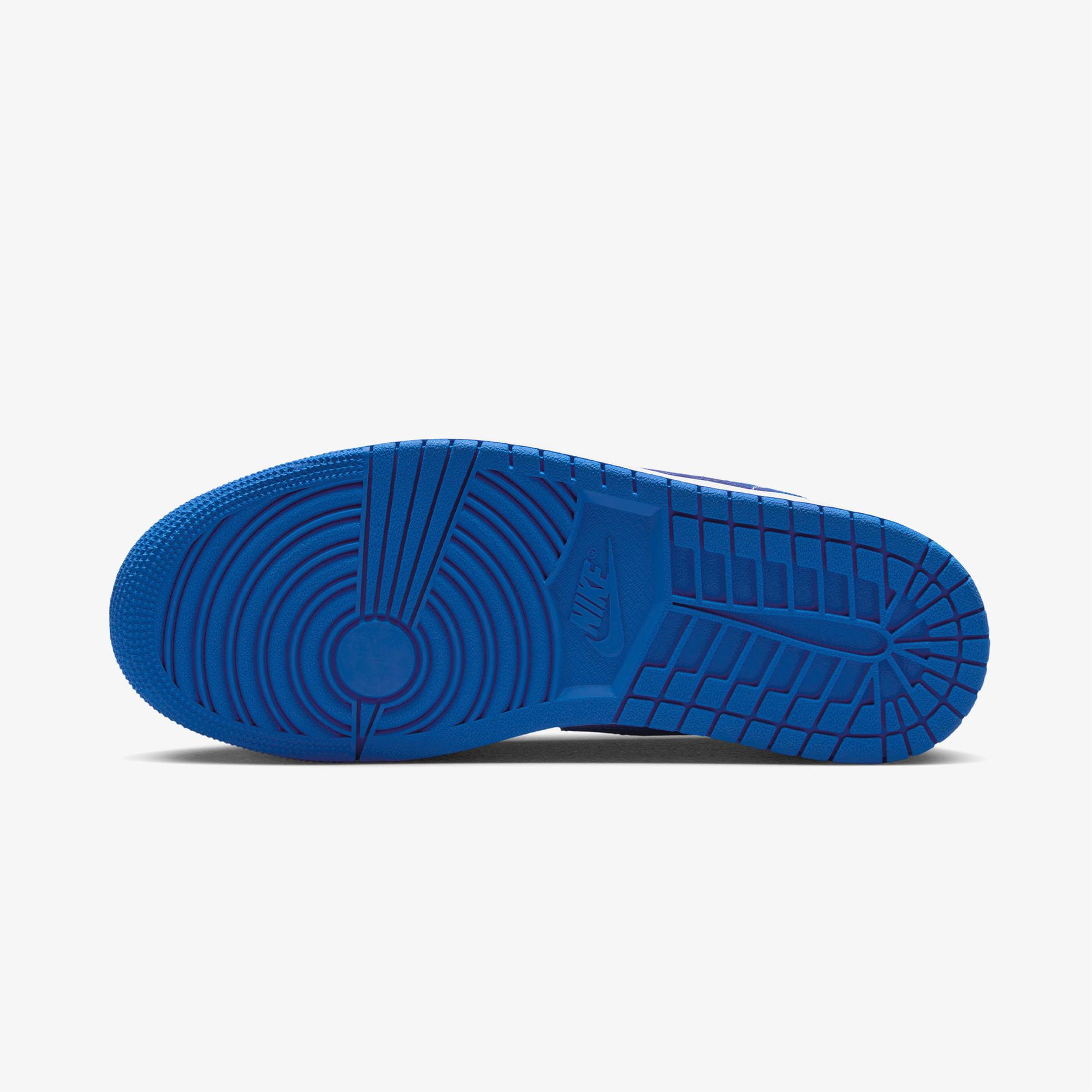  Jordan Air 1 Low Erkek Beyaz/Siyah/Mavi Sneaker