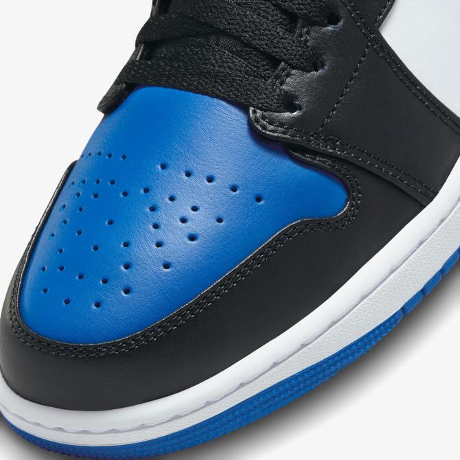  Jordan Air 1 Low Erkek Beyaz/Siyah/Mavi Sneaker