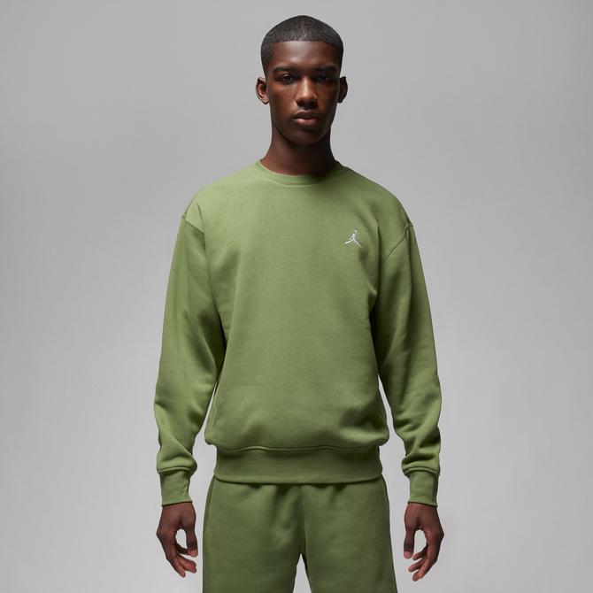  Jordan Essentials Flc Crew Erkek Yeşil Sweatshirt
