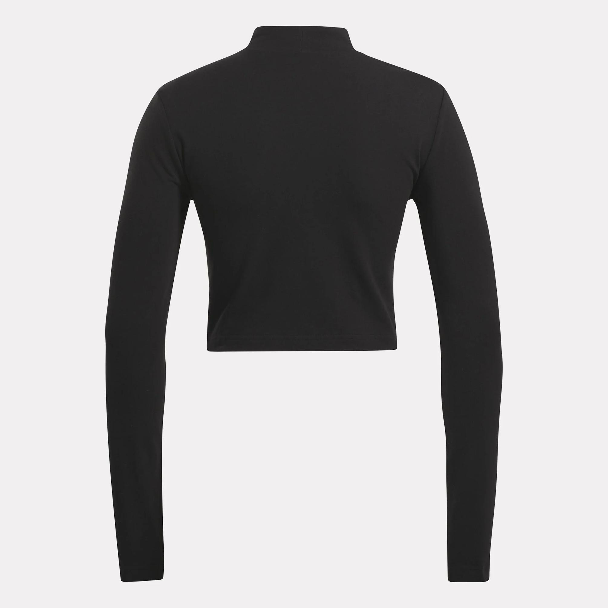  Reebok Classics Trend Lon Kadın Siyah Crop T-Shirt