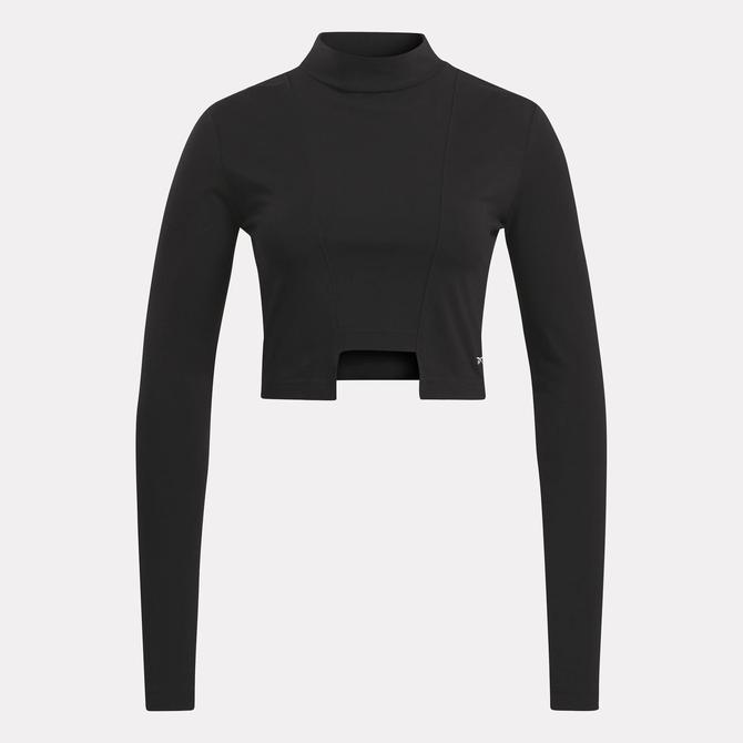  Reebok Classics Trend Lon Kadın Siyah Crop T-Shirt