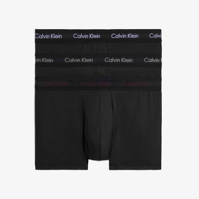  Calvin Klein 3'lü Love Rise Trunk Erkek Siyah Boxer