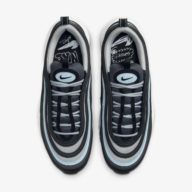  Nike Air Max 97 Erkek Siyah/Mavi Spor Ayakkabı
