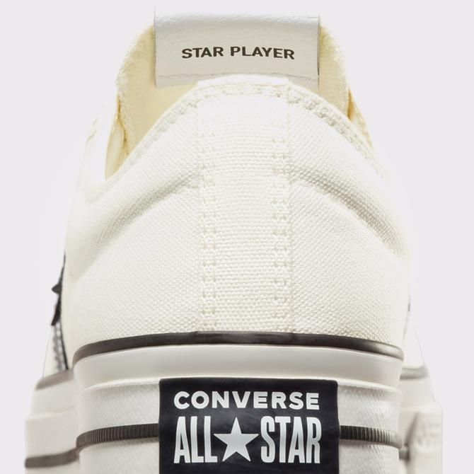 Converse Star Player 76 Premium Canvas Unisex Beyaz Sneaker