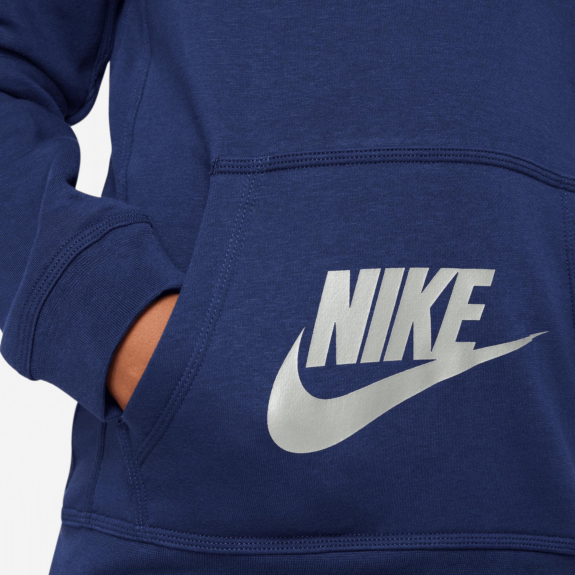  Nike Sportswear Si Flc Po Çocuk Mavi Hoodie